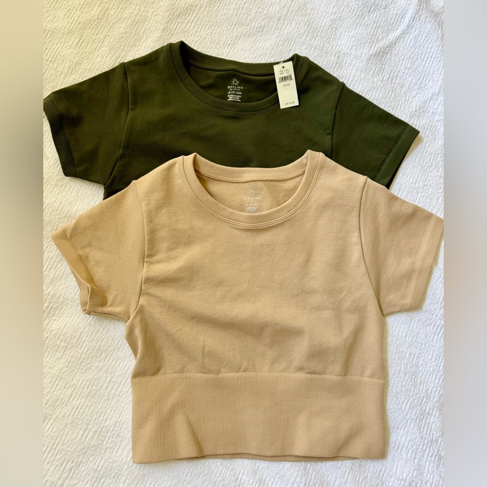 OFFLINE by Aerie Crop Tops XS
